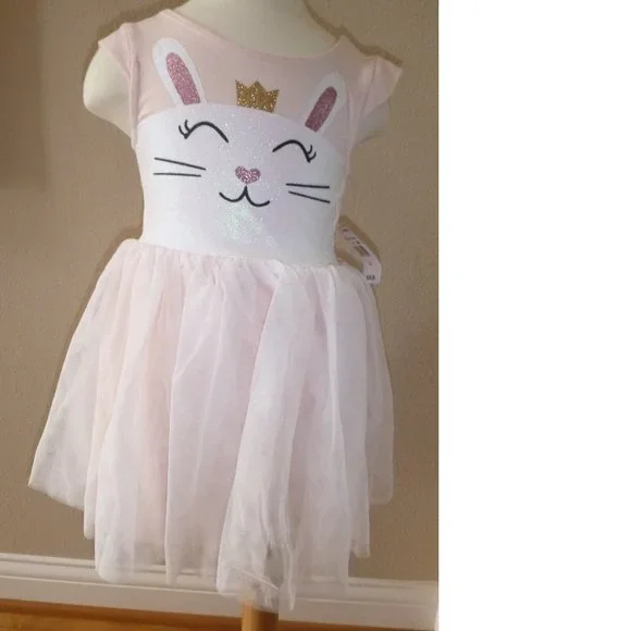lilt | Dresses | Toddler Girls Lilt Pale Pink Bunny Tutu Dress Size 2t Nwt  Easter Glitter | Poshmark